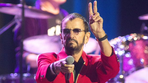 Ringo Starr, formerly of The Beatles, performs in concert with Ringo Starr and His All Starr Band at The Met in Philadelphia last month.