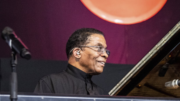 Herbie Hancock performing in New Orleans earlier this month