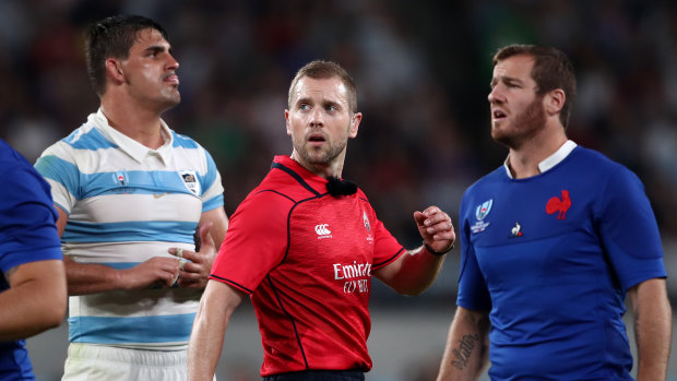 Please explain: Aussie Angus Gardner came under fire after France's close call against Argentina.
