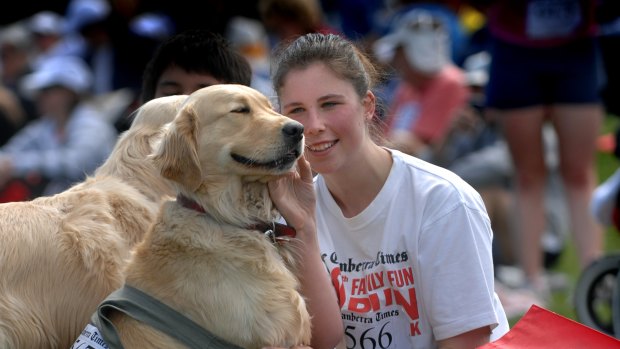 All dogs must be registered to participate in the special 5km Paw Parade added to The Canberra Times Fun Run.