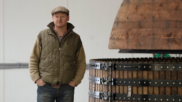 Dermot Sugrue, the winemaker at Wiston Estate near Worthing, England.