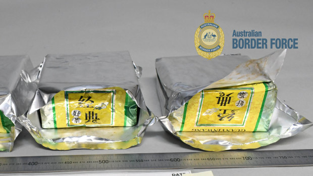 The packets in which the drugs were hidden.