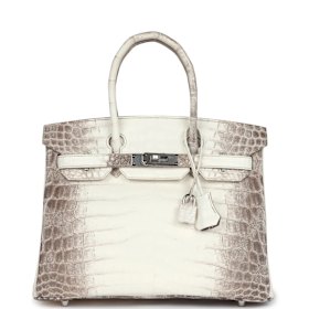On the wishlist: Hermès’ “Birkin Himalaya”.