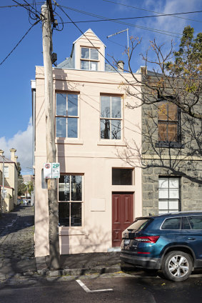 The Fitzroy home is just 3.6 metres wide. 