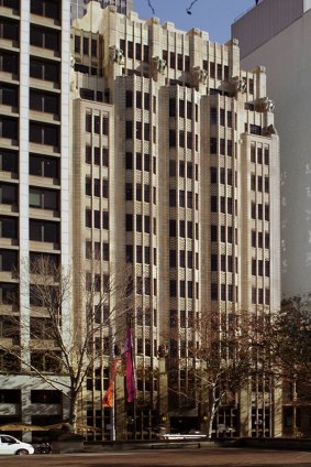 BMA House is dwarfed by its neighbours.