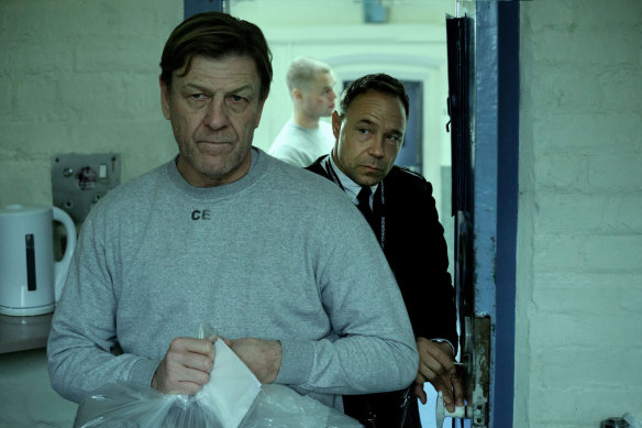 Sean Bean plays a school teacher sentenced to prison, while Stephen Graham is a warden facing a profound dilemma in the miniseries Time.