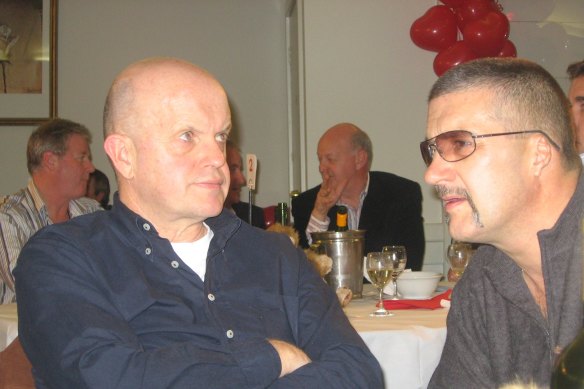In 44 years on the beat John Silvester (left) has encountered some colourful and frightening characters, including the late Mark “Chopper” Read.