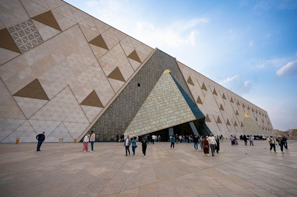 The Grand Egyptian Museum, just outside of Cairo.
