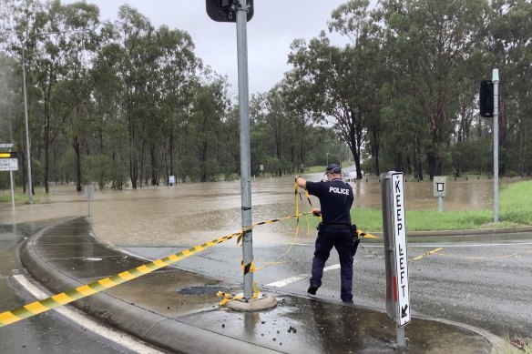 Police were assisting with road closures around south-east Queensland. Pic: Queensland Police Media