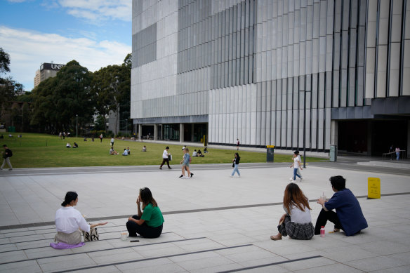 Some class sizes have skyrocketed at the University of NSW since the move to online learning.
