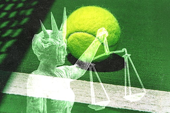 Tennis Australia strongly defended tearing up the match officials’ credentials.