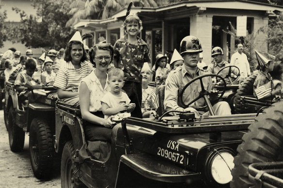 Fourth of July celebrations in Balbao, in the Panama Canal Zone in 1955.
