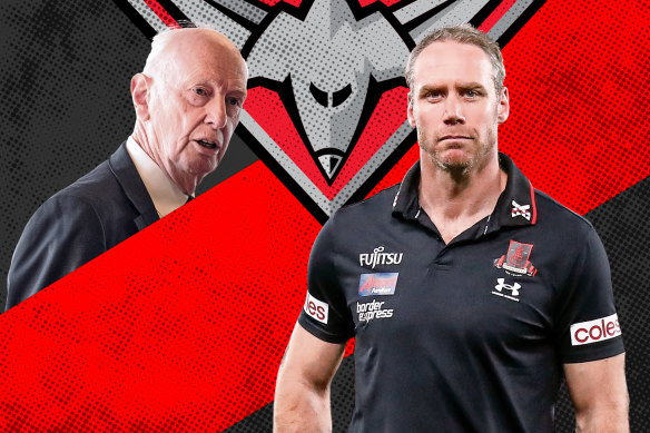 Turmoil at Tullamarine: Paul Brasher and Ben Rutten.