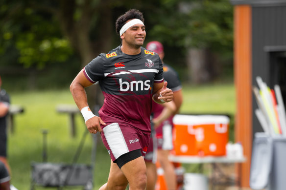 Alex Hodgman at Queensland Reds training.