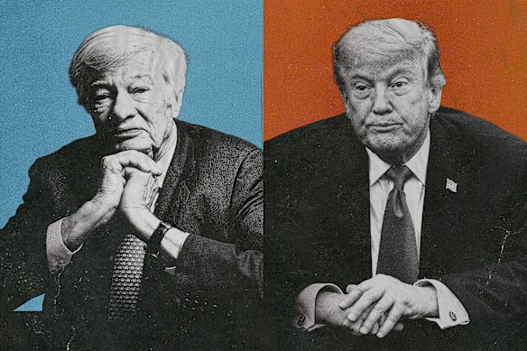 Happy Birthday, Mr. President: Geoffrey Robertson, KC, and Donald Trump. 