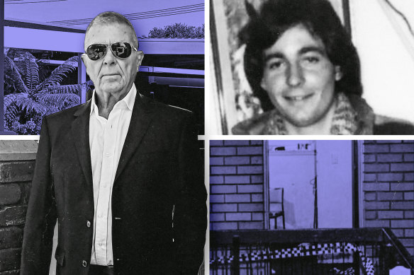 Mark Mladenich (left) and his late brother Richard, who was murdered in a St Kilda motel room in 2000.