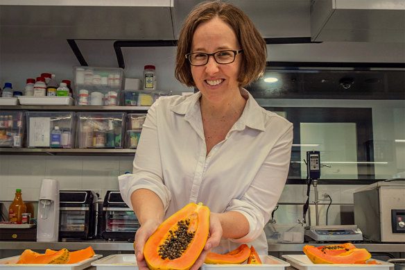 Flavour chemist Heather Smyth from the University of Queensland has been helping make a more flavoursome papaya.