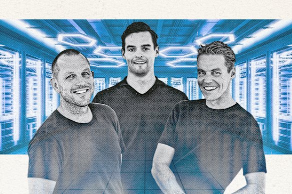 Jonathan Levee, Tim Rosenfield and Oliver Curtis all stand to take a major hit to their paper wealth should Firmus fail to go public, or list at a discount.
