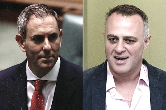 Treasurer Jim Chalmers will face shadow treasurer Tim Wilson.