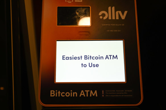 Crypto ATMs such as these are being used to launder money and scam Australian “money mules”.