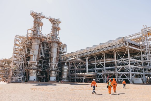 Woodside is doubling the size of its Pluto liquefied natural gas plant in WA’s north-west.