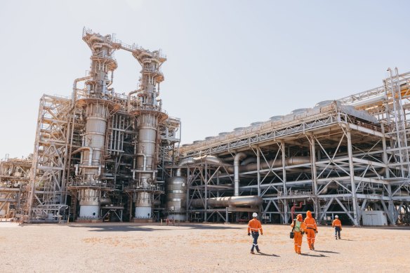 Woodside, the largest Australian oil and gas company, is doubling the size of its Pluto gas plant near Karratha to process gas from the $16.5 billion Scarborough field.