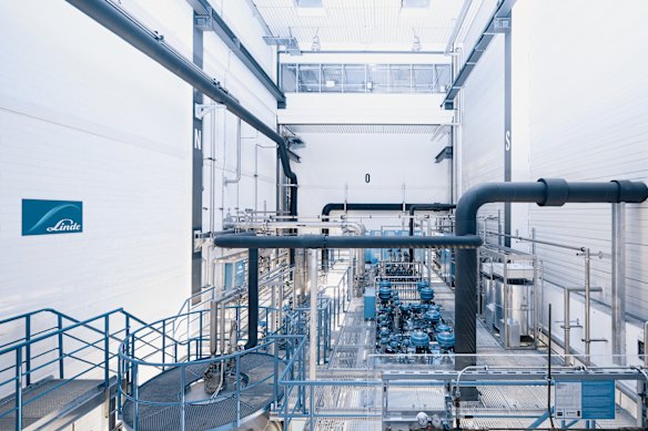 A cryogenic plant similar to the one that will be commissioned for Brisbane’s quantum computer.