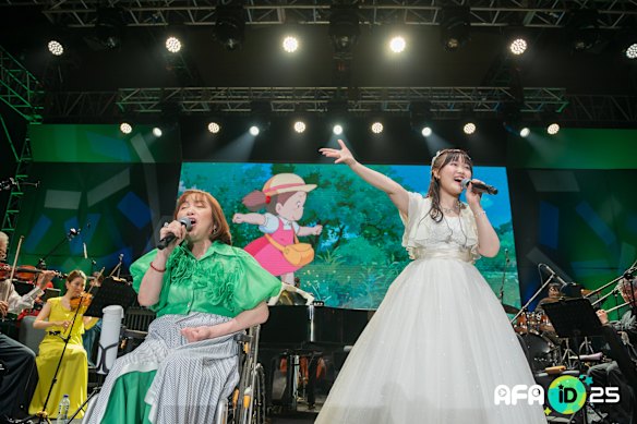 Azumi Inoue (left) and her daughter Yuyu: Studio Ghibli keeps it in the family. 