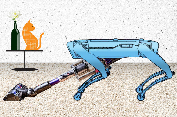 Robo dog vacuum.