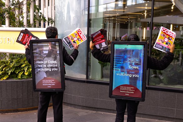 Activist group GetUp targeted Coles’ partnership with Palantir.