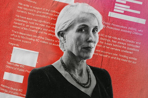 NSW DPP Sally Dowling SC’s state and territory counterparts wrote a letter of support for her to Attorney-General Michael Daley.