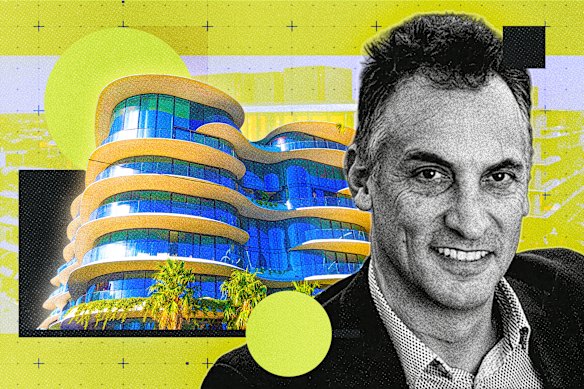 Antony Catalano’s property empire, including his penthouse play in St Kilda (above), could be unravelling after last week’s assault charges