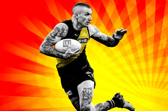 Richmond champion Dustin Martin: will he change his colours?