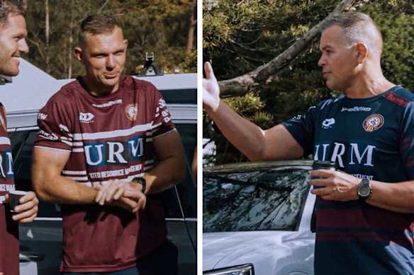 Manly announced Tom Trbojevic’s captaincy news in a Narrabeen car park.