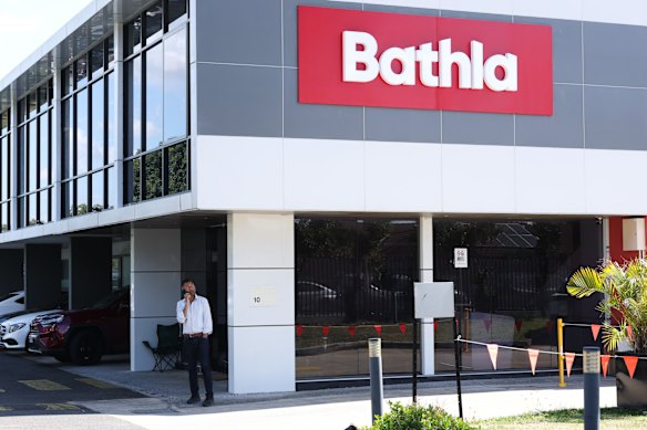 Bathla’s headquarters in Girraween, which appeared quiet after the announcement.