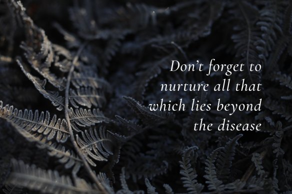 A quote was shared alongside the photo on social media.