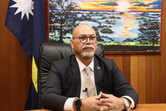 Lionel Aingimea, the president of Nauru from 2019 to 2022.