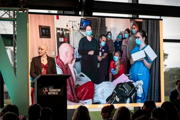 Madison Purkis relocated to Melbourne for her cancer treatment, with accommodation expenses supported by the Sony Foundation. 