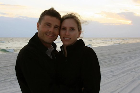 Artemis II commander Reid Wiseman and his late wife, Carroll.