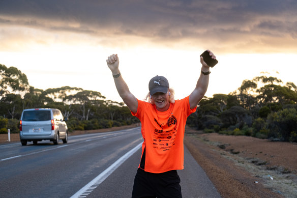 Nedd Brockmann only started running in 2020; but has just finished a cross-country mega-marathon.