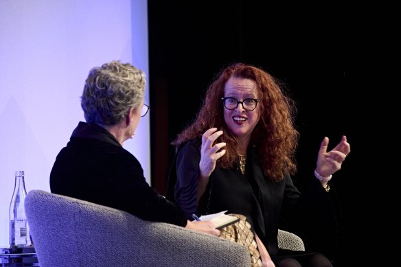 Professor Genevieve Bell stepped in during a debate on pro-Palestine encampments.