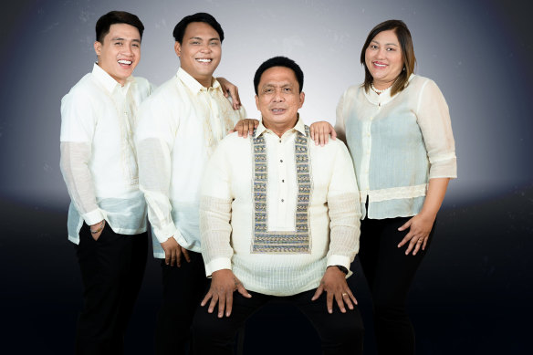 Negros Oriental Governor Roel Degamo, seated with his family, was shot and killed in his own residential compound in Pamplona, Philippines.