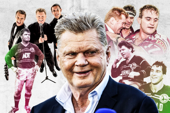 Channel Nine legend Paul Vautin.