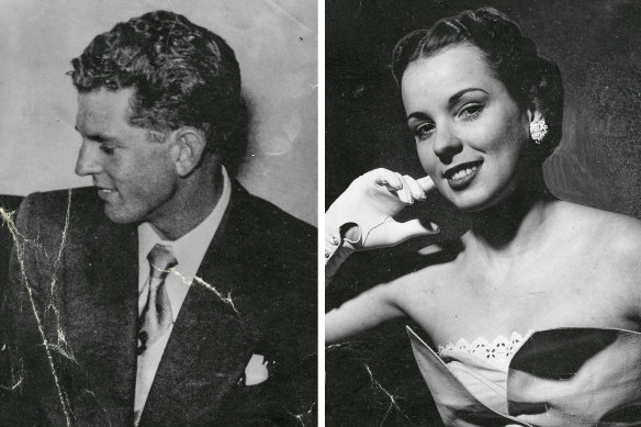 The gangster and the model: Arthur Griffiths and Shirley Beiger. 