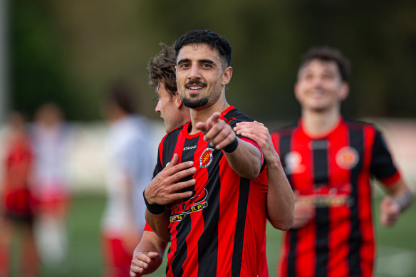 Alec Urosevski became Rockdale’s all-time leading goalscorer this season.