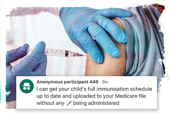 One of the medical practitioners offering false vaccinations online.