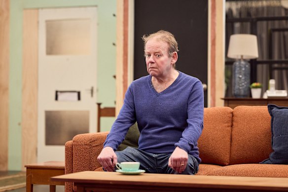 Huw Higginson in rehearsals.