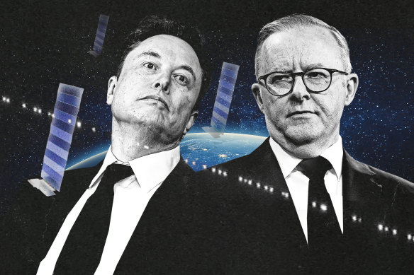 The competition from Elon Musk’s Starlink has the potential to undermine NBN Co’s financial performance. 