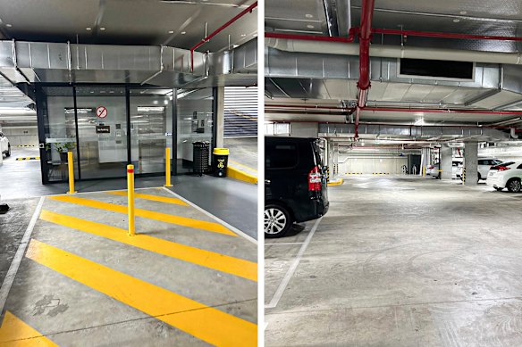 O estacionamento onde Sam “The Punisher” Abdulrahim foi morto em janeiro de 2025.