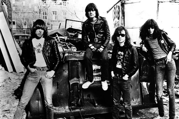 The Ramones were at the forefront of punk in the US.